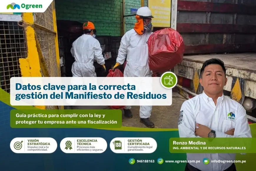 Datos clave para la correcta gestión del Manifiesto de Residuos