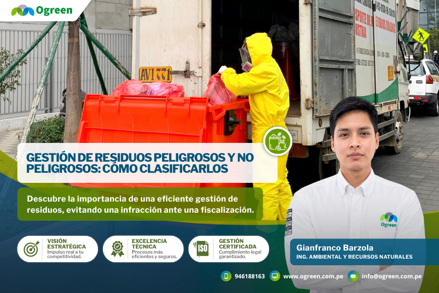 Gestión de residuos peligrosos y no peligrosos
