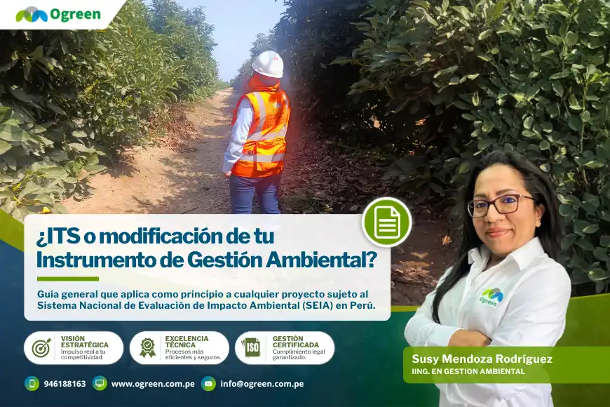 ITS o modificación de tu Instrumento de Gestión Ambiental