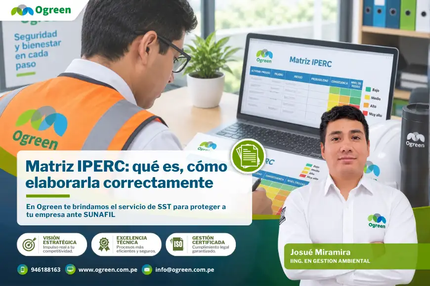 Matriz IPERC: qué es, cómo elaborarla correctamente