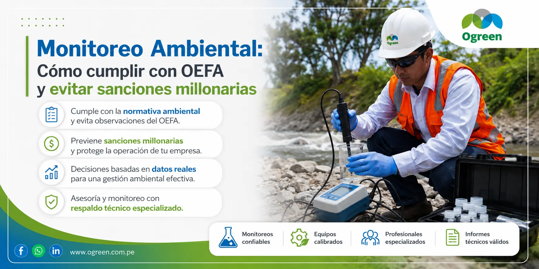 Monitoreo Ambiental Cómo cumplir con OEFA y evitar sanciones millonarias